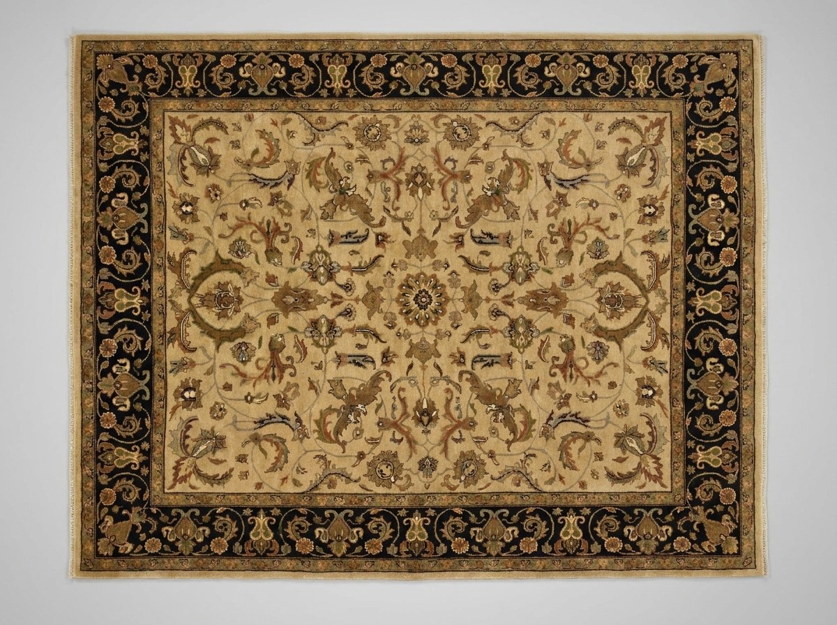 Gold Medallion Black Border