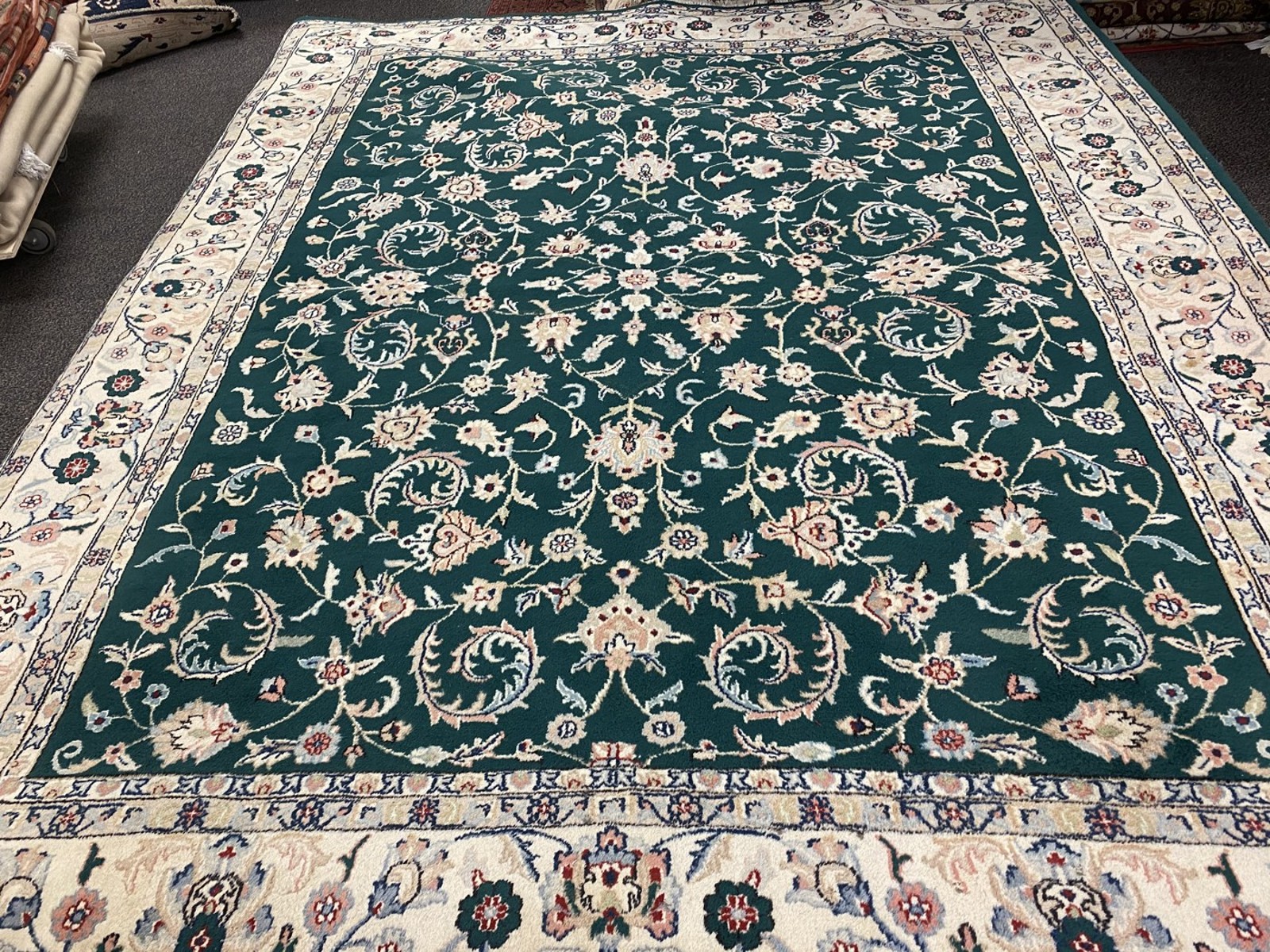 Green Allover Floral