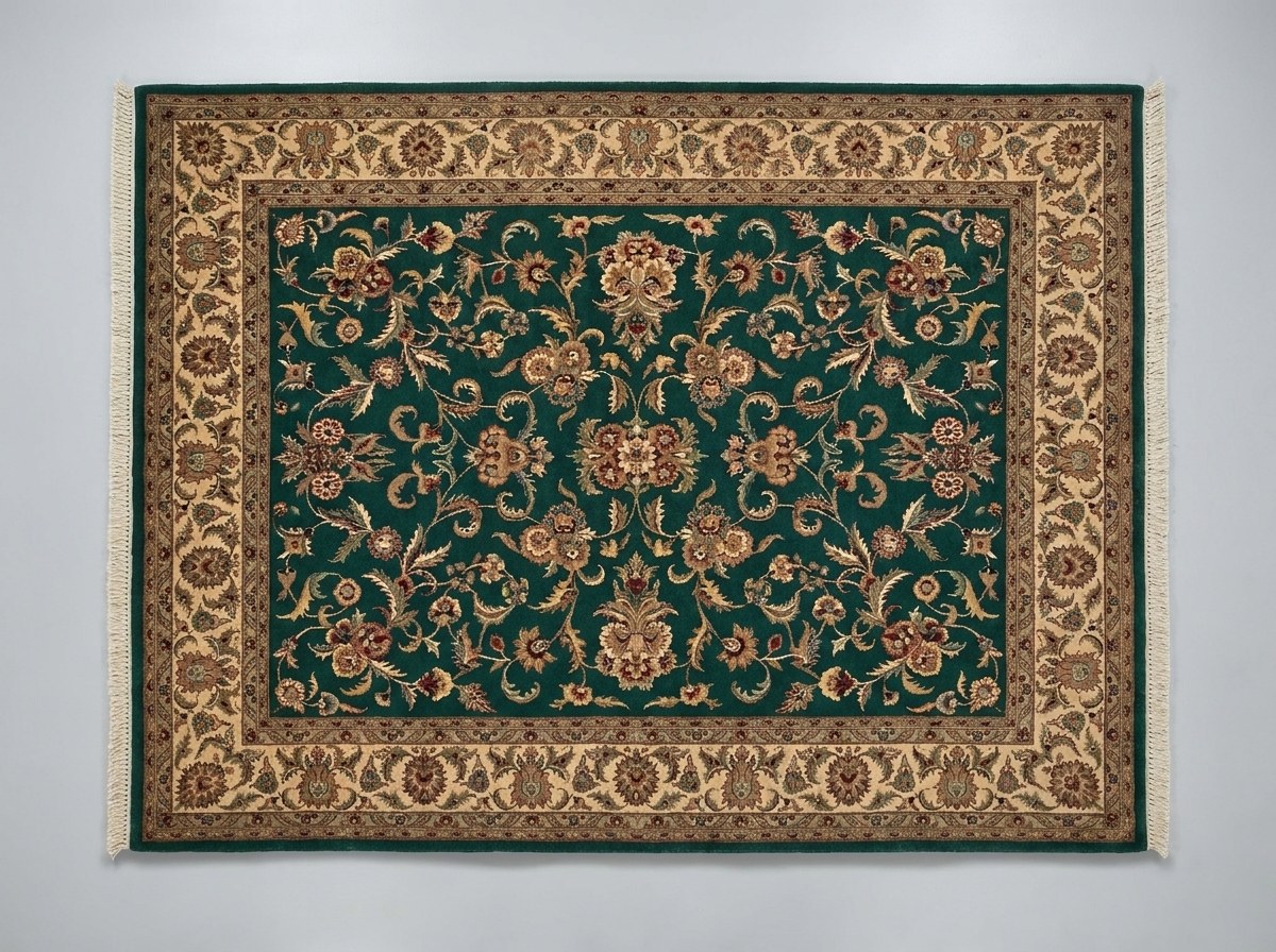 Green Kashan Medallion