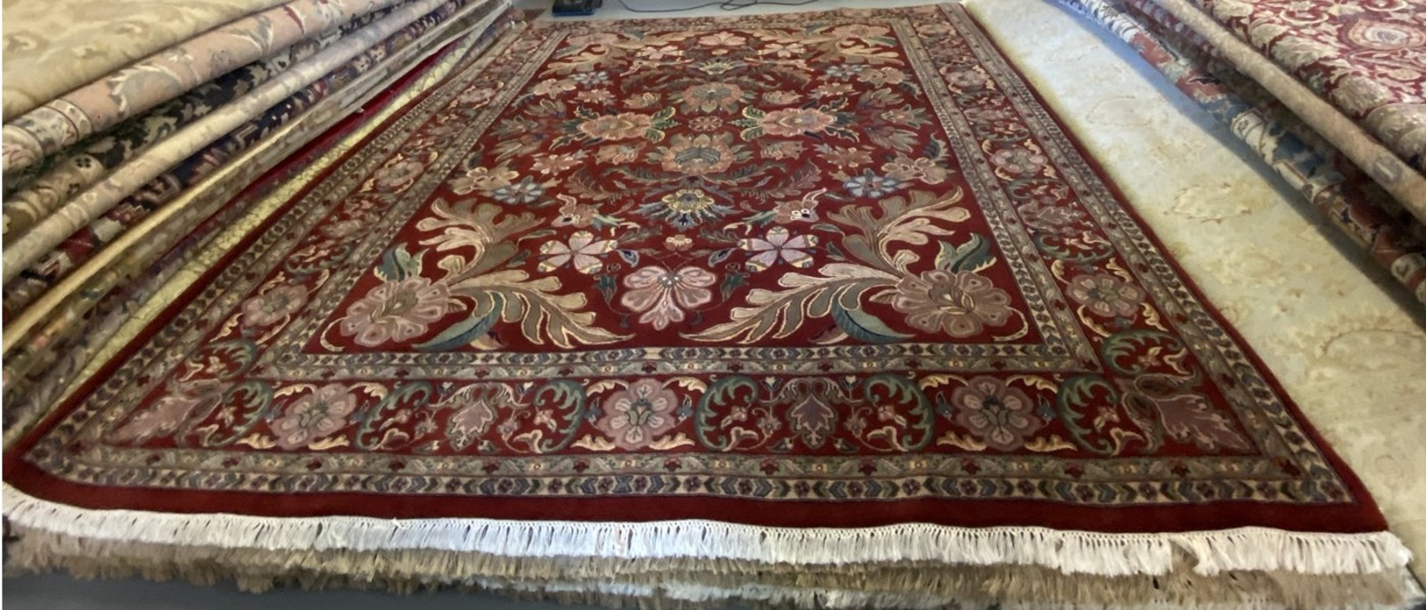 Red Persian Floral