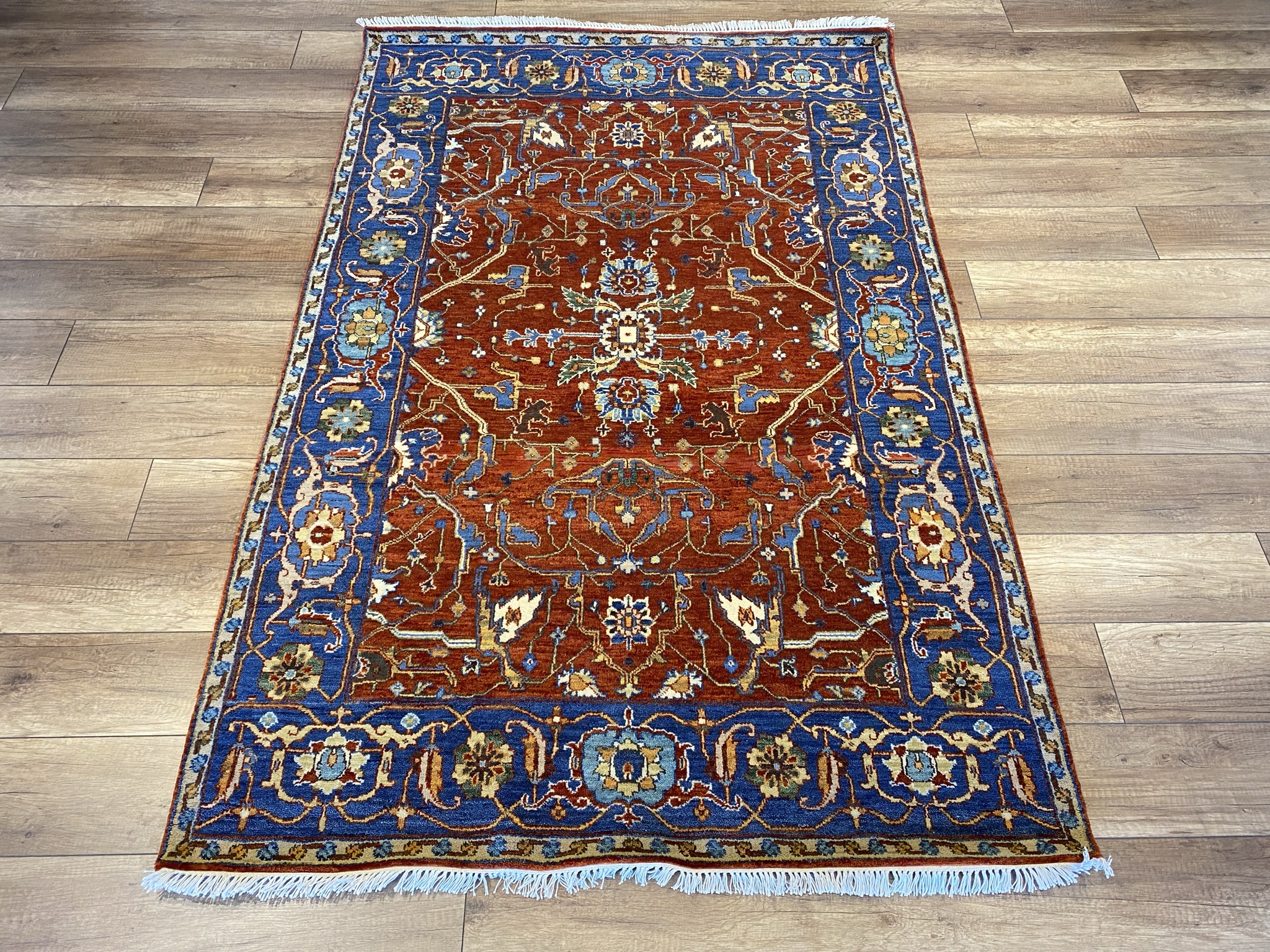 Distressed Blue Traditional