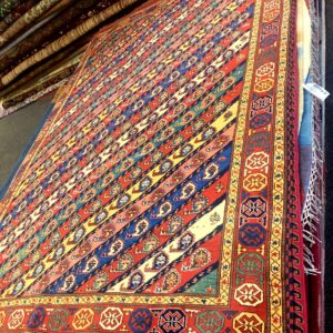 New Arrivals qashqai fishes area rug