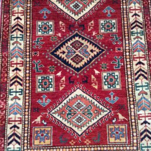 New Arrivals hand knotted kazak design area rug